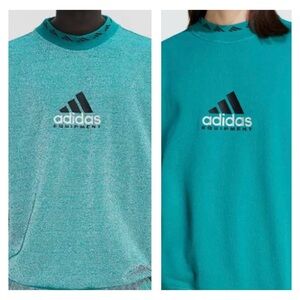 NWT Adidas Equipment Reflective Crew Embroidered Sweatshirt Size Medium